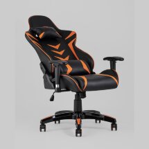 Игровое кресло Stool Group компьютерное TopChairs Corvette оранжевое геймерское