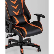 Игровое кресло Stool Group компьютерное TopChairs Corvette оранжевое геймерское