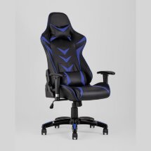 Игровое кресло Stool Group компьютерное TopChairs Corvette синее геймерское