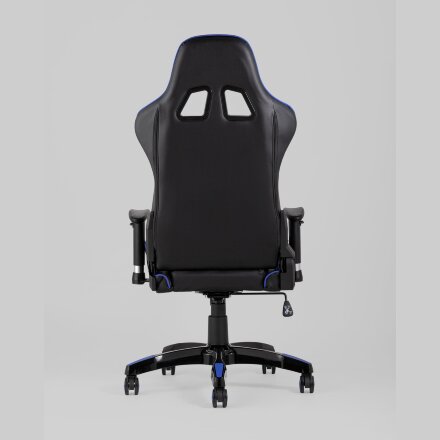 Игровое кресло Stool Group компьютерное TopChairs Corvette синее геймерское 
