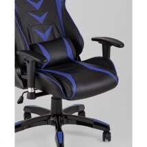 Игровое кресло Stool Group компьютерное TopChairs Corvette синее геймерское