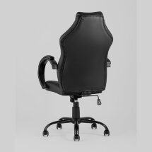 Игровое кресло Stool Group компьютерное TopChairs Racer Midi черное геймерское