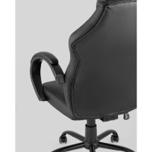 Игровое кресло Stool Group компьютерное TopChairs Racer Midi черное геймерское
