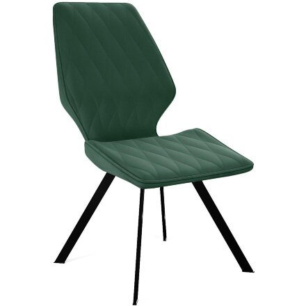 Стул DikLine 242M B10 GREEN/ ножки черные 