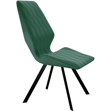 Стул DikLine 242M B10 GREEN/ ножки черные 