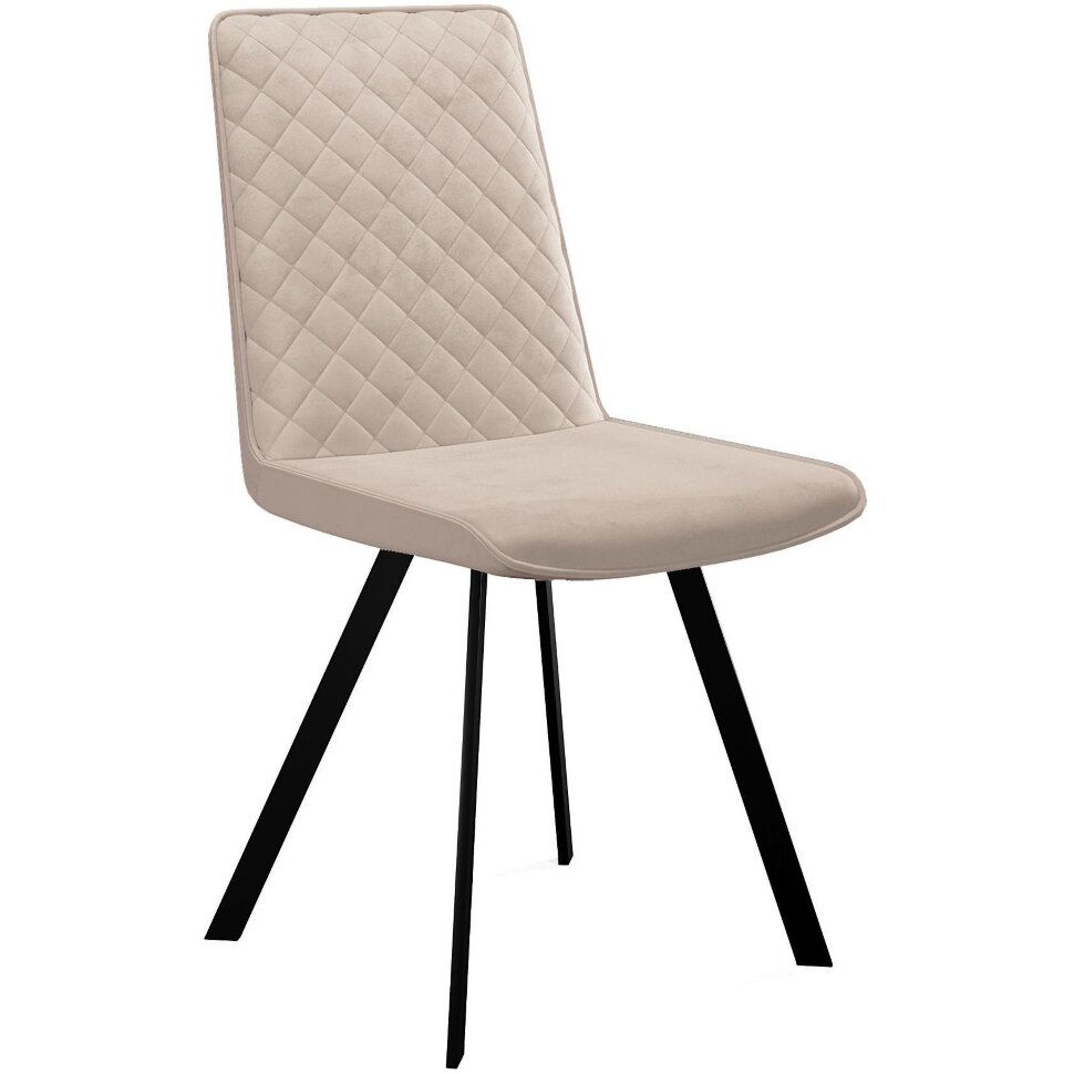Стул DikLine 202 B03 BEIGE, ножки черные 