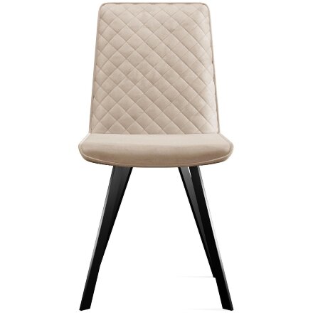 Стул DikLine 202 B03 BEIGE, ножки черные 