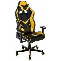 Компьютерное кресло Racer черное / желтое
