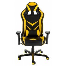 Компьютерное кресло Racer черное / желтое