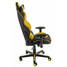 Компьютерное кресло Racer черное / желтое