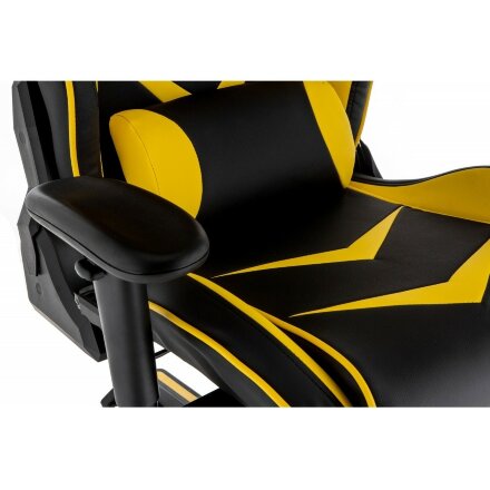 Компьютерное кресло Racer черное / желтое 