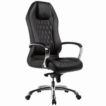 Компьютерное кресло Damian black / satin chrome