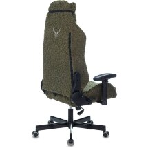 Геймерское кресло Бюрократ компьютерное игровое Knight T1 хаки экомех с подголов. крестовина металл