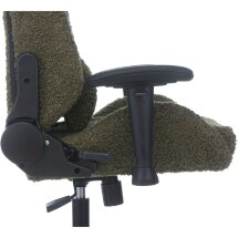 Геймерское кресло Бюрократ компьютерное игровое Knight T1 хаки экомех с подголов. крестовина металл