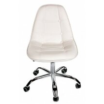 Компьютерное кресло Eames PC-306 на колесах белый