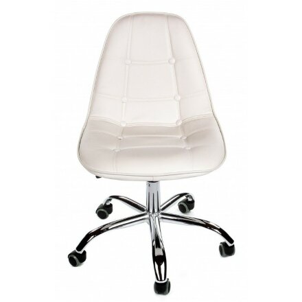 Компьютерное кресло Eames PC-306 на колесах белый 