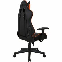 Кресло компьютерное BRABIX &quot;GT Racer GM-100&quot;, две подушки, экокожа, черное/оранжевое, 531925