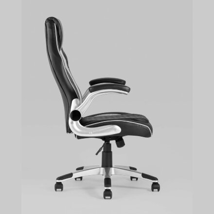 Игровое кресло Stool Group компьютерное TopChairs Macan серое геймерское 
