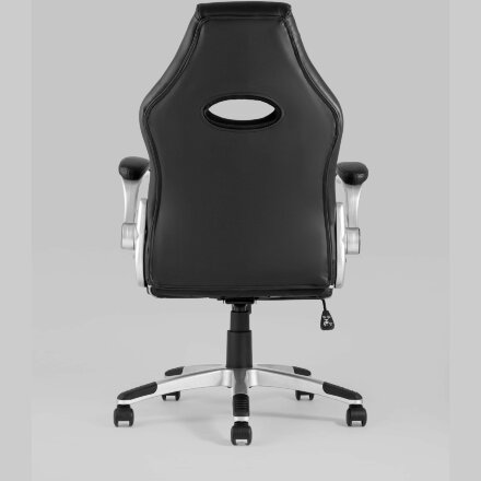 Игровое кресло Stool Group компьютерное TopChairs Macan серое геймерское 