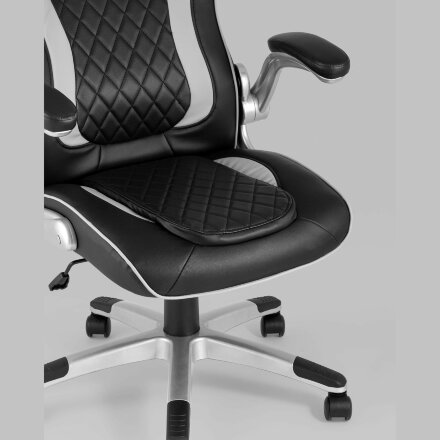 Игровое кресло Stool Group компьютерное TopChairs Macan серое геймерское 