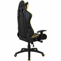 Кресло компьютерное BRABIX &quot;GT Master GM-110&quot;, две подушки, экокожа, черное/желтое, 531927