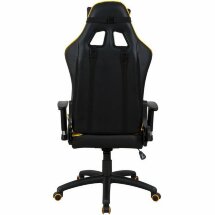Кресло компьютерное BRABIX &quot;GT Master GM-110&quot;, две подушки, экокожа, черное/желтое, 531927