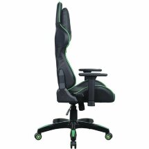 Кресло компьютерное BRABIX &quot;GT Carbon GM-120&quot;, две подушки, экокожа, черное/зеленое, 531929