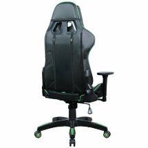 Кресло компьютерное BRABIX &quot;GT Carbon GM-120&quot;, две подушки, экокожа, черное/зеленое, 531929