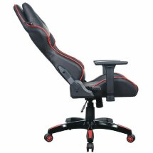 Кресло компьютерное BRABIX &quot;GT Carbon GM-120&quot;, две подушки, экокожа, черное/красное, 531931