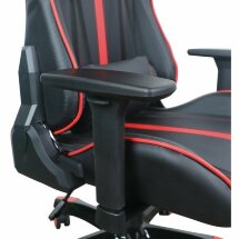 Кресло компьютерное BRABIX &quot;GT Carbon GM-120&quot;, две подушки, экокожа, черное/красное, 531931