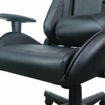 Кресло компьютерное BRABIX &quot;GT Carbon GM-115&quot;, две подушки, экокожа, черное, 531932