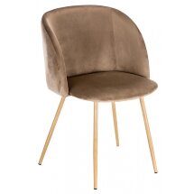 Стул на металлокаркасе Sofas коричневый