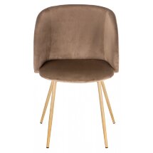 Стул на металлокаркасе Sofas коричневый