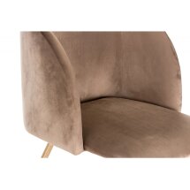 Стул на металлокаркасе Sofas коричневый