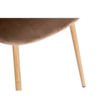Стул на металлокаркасе Sofas коричневый