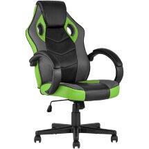 Игровое кресло Stool Group компьютерное TopChairs Sprinter зеленое геймерское