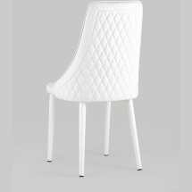 Стул Stool Group Луис экокожа белый ножки металл белые