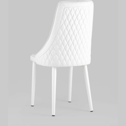 Стул Stool Group Луис экокожа белый ножки металл белые 