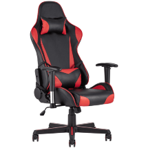 Кресло игровое TopChairs Racer черно-красное