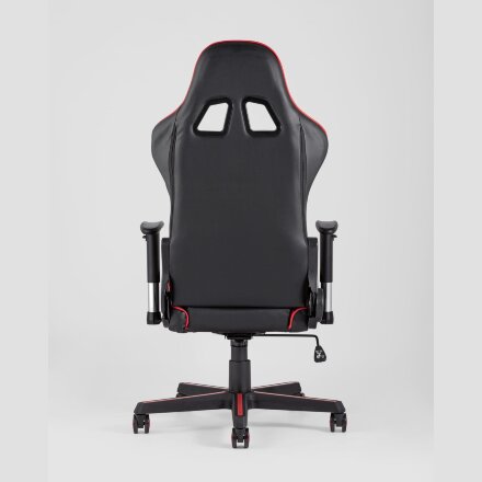Кресло игровое TopChairs Racer черно-красное 