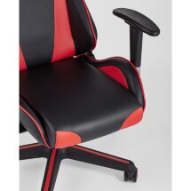 Кресло игровое TopChairs Racer черно-красное