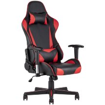 Кресло игровое TopChairs Racer черно-красное