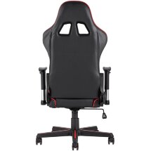 Кресло игровое TopChairs Racer черно-красное