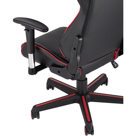Кресло игровое TopChairs Racer черно-красное 