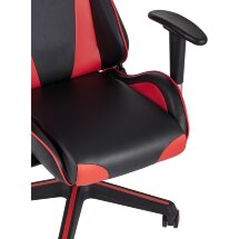 Кресло игровое TopChairs Racer черно-красное