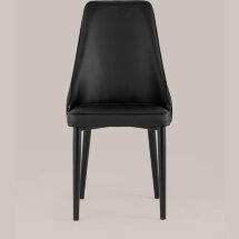 Стул Stool Group Луис экокожа черный ножки металл черные