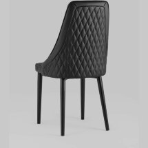 Стул Stool Group Луис экокожа черный ножки металл черные