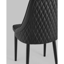 Стул Stool Group Луис экокожа черный ножки металл черные
