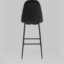 Стул барный Stool Group Тейлор велюр черный ножки металл черные