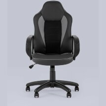 Компьютерное кресло Stool Group игровое Кратос экокожа черный/серый крестовина пластик